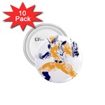 Splatter Heroes Wolverine Plain 1.75  Button (10 pack)  Front