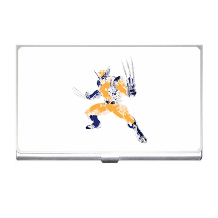 Splatter Heroes Wolverine Plain Business Card Holder