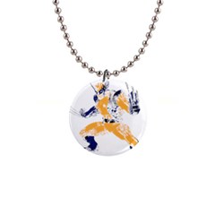 Splatter Heroes Wolverine Plain 1  Button Necklace by geekdom