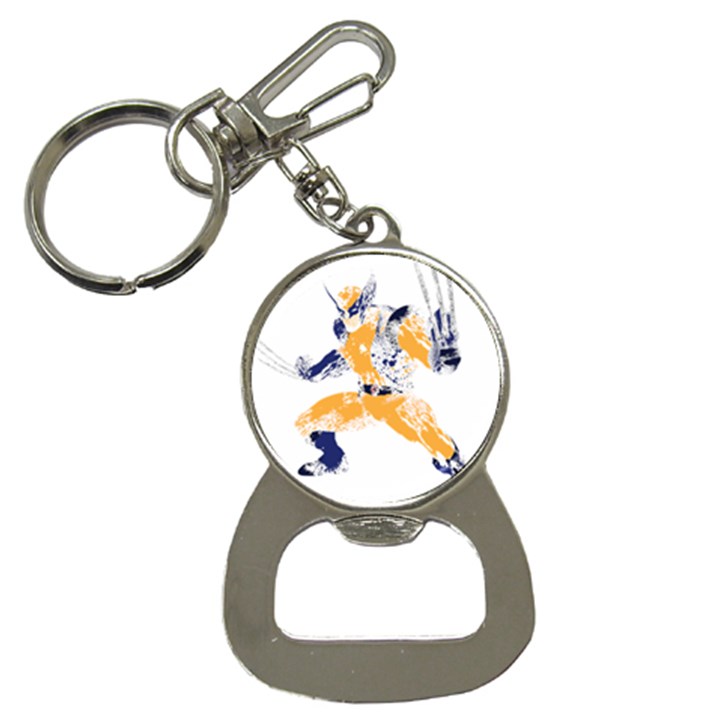 Splatter Heroes Wolverine Plain Bottle Opener Key Chain