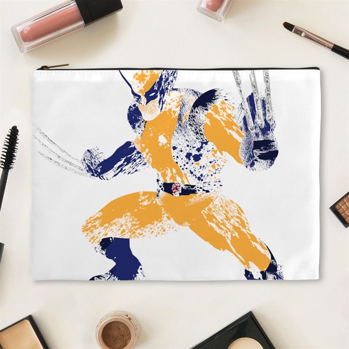 Splatter Heroes Wolverine Plain Cosmetic Bag (XL)