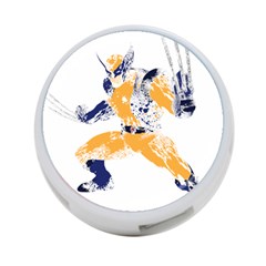 Splatter Heroes Wolverine Plain 4-port Usb Hub (one Side) by geekdom