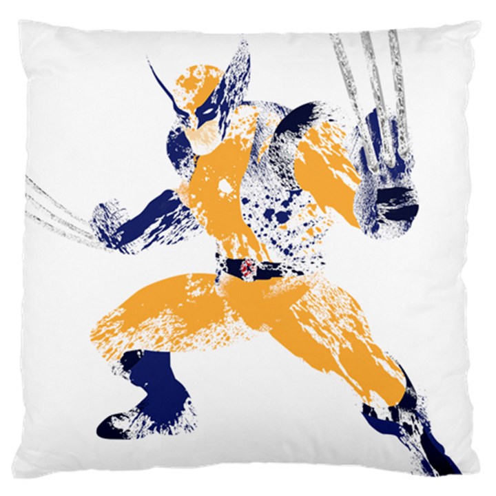 Splatter Heroes Wolverine Plain Large Cushion Case (Two Sides)