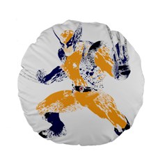 Splatter Heroes Wolverine Plain 15  Premium Round Cushion  by geekdom