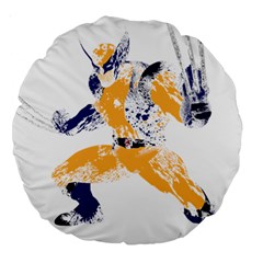 Splatter Heroes Wolverine Plain 18  Premium Round Cushion  by geekdom