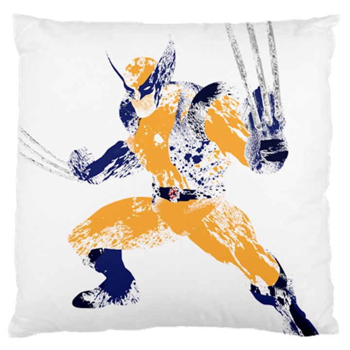 Splatter Heroes Wolverine Plain Standard Flano Cushion Case (One Side)