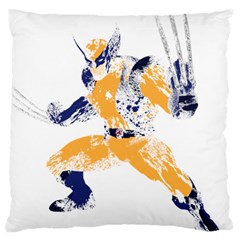 Splatter Heroes Wolverine Plain Large Flano Cushion Case (one Side) by geekdom