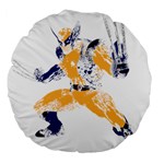 Splatter Heroes Wolverine Plain 18  Premium Flano Round Cushion  Front