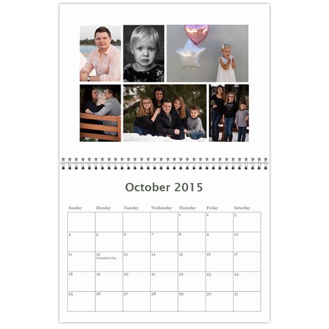 2015 Fomenko Family Calendar By Svetlana Kopets Oct 2015