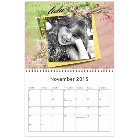 Lidas Calendar By Kaye Nov 2015