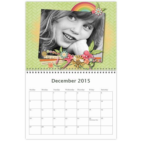 Lidas Calendar By Kaye Dec 2015