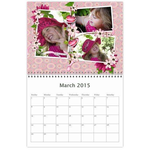 Lidas Calendar By Kaye Mar 2015