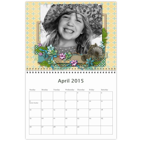 Lidas Calendar By Kaye Apr 2015