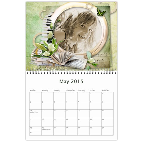 Lidas Calendar By Kaye May 2015