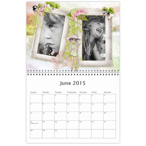 Lidas Calendar By Kaye Jun 2015