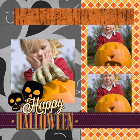 Helloween By Helloween 12 x12  Scrapbook Page - 1