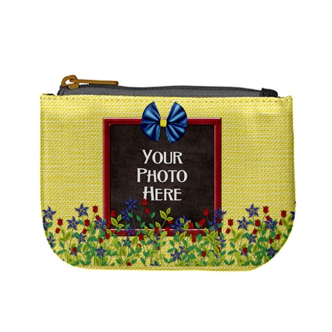 Flowered Coin Bag By Lisa Minor Front