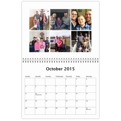 Vetter Calendar 15 Oct 2015