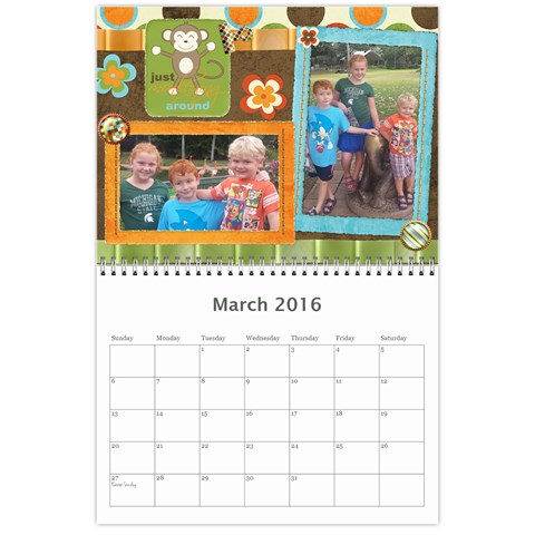 Jecca 2016 Calendar By Jessica Rudnitzki Mar 2016