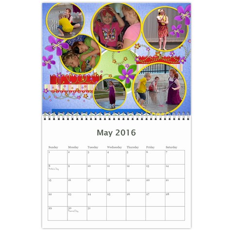 Jecca 2016 Calendar By Jessica Rudnitzki May 2016