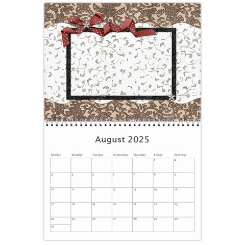 2025 Calender Beloved By Shelly Aug 2025