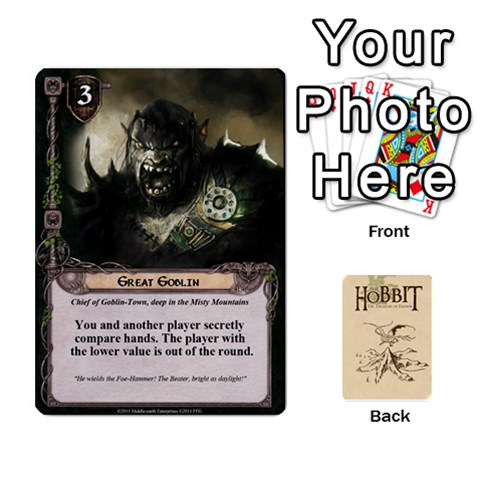 Hobbit Love Letter Retheme 3 Decks By Aaron Lambert Front - Spade9