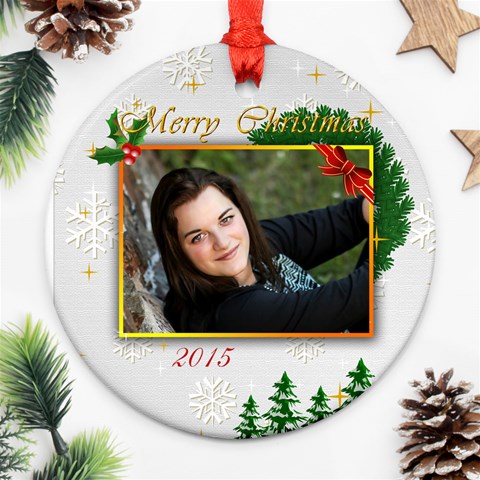 Carissa Ornament By Debbie Front