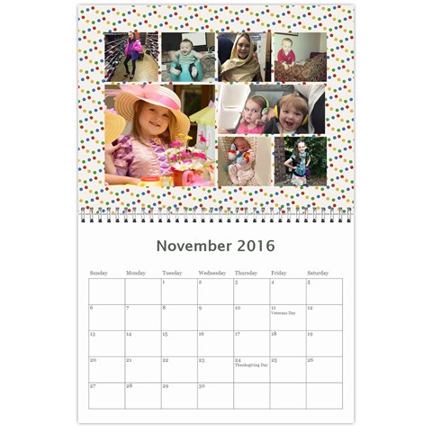 Calendar By Royce Piggott Nov 2016