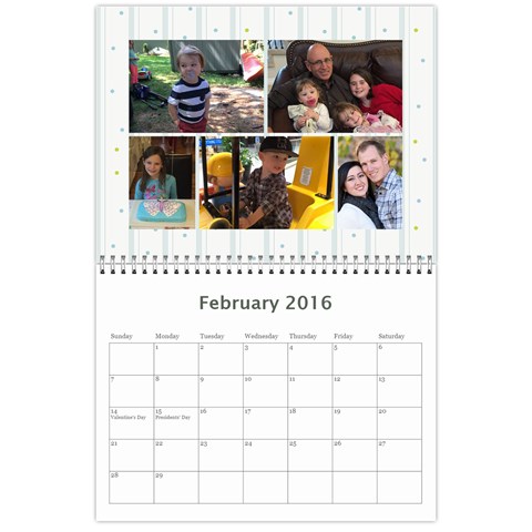 Calendar By Royce Piggott Feb 2016