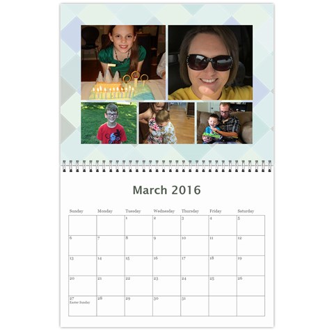 Calendar By Royce Piggott Mar 2016