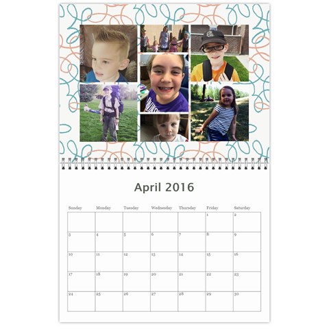 Calendar By Royce Piggott Apr 2016