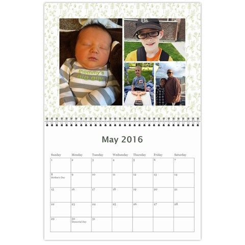 Calendar By Royce Piggott May 2016