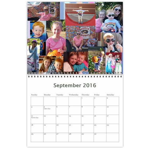 2016 Calendar Done By Mandy Morford Sep 2016