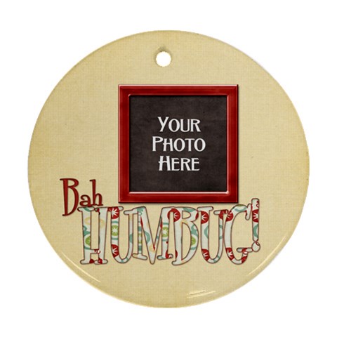 Bah Humbug Ornament By Lisa Minor Front