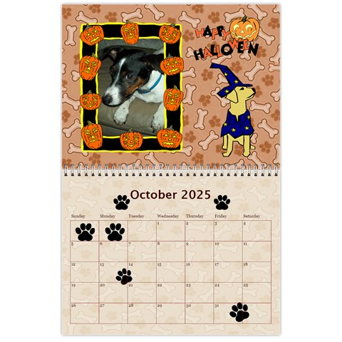 Dog Calender 2025 By Joy Johns Oct 2025