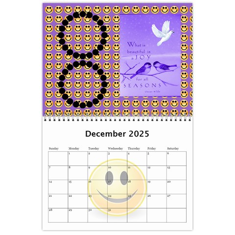 Calendar Of Joy, 2025 By Joy Johns Dec 2025