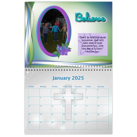 Bible Quotes Calendar, 2025 By Joy Johns Jan 2025