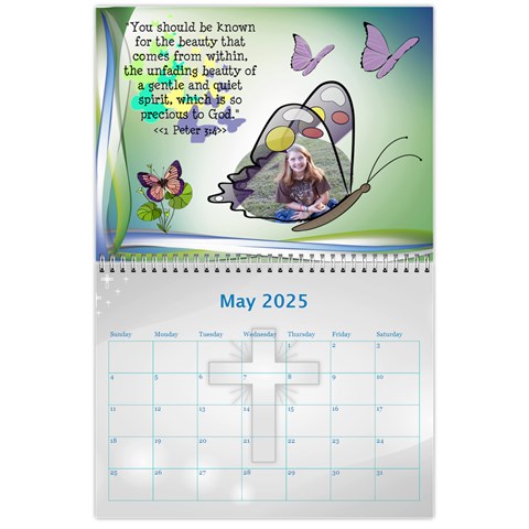 Bible Quotes Calendar, 2025 By Joy Johns May 2025