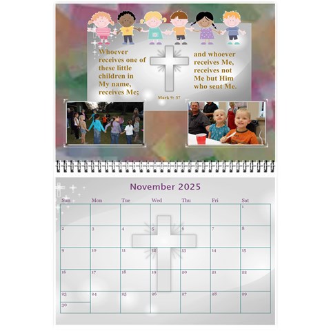 Childrens Bible Verse Mini Calendar By Joy Johns Nov 2025