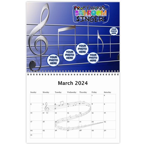 Music Calendar 2025 By Joy Johns Mar 2025