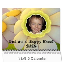 Happy Face Wall Calendar, 8x11