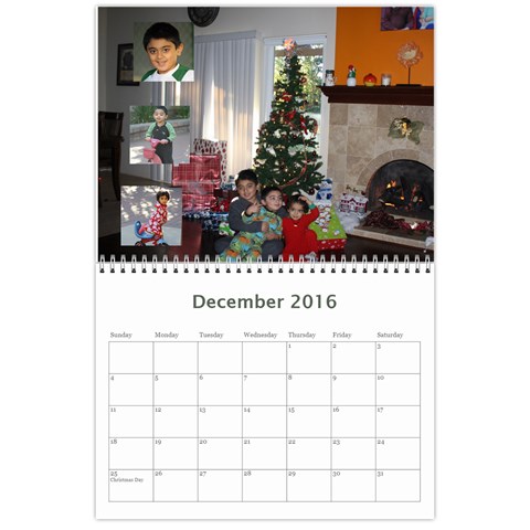 Calendar 2016 By Sreelatha Dec 2016