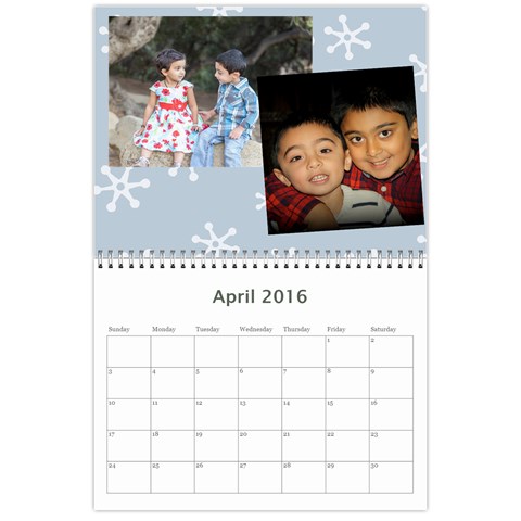 Calendar 2016 By Sreelatha Apr 2016