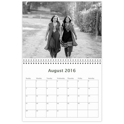 Calendar 2016 By Sreelatha Aug 2016