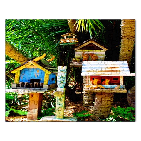 Birdhouses  Puzzle 2015 By Pamela Sue Goforth Front