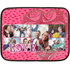 love (4 styles) - Fleece Blanket (Mini)