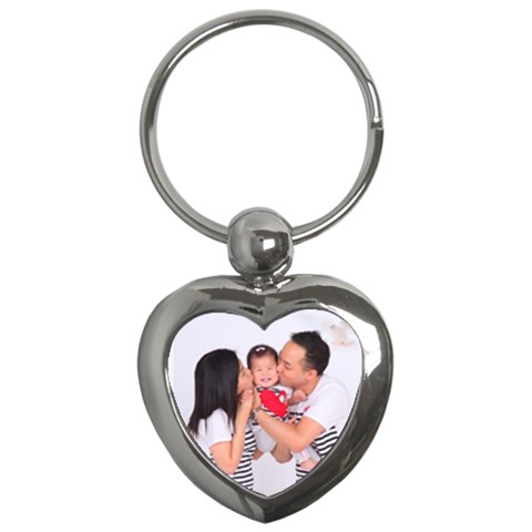 Keychain Heart Szewholefamily By Christy Lau Front