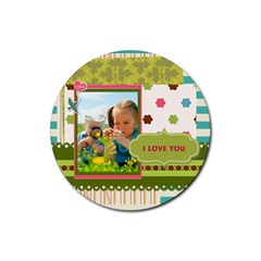 kids - Rubber Coaster (Round)