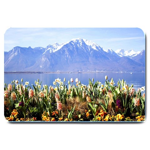 Mountain Flowers  Matching  Doormat Template s Product By Pamela Sue Goforth 30 x20  Door Mat