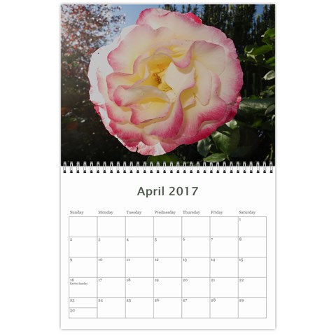 2017 Flower Calendar  By Mim Apr 2017